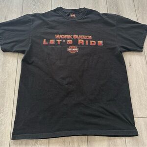 Harley Davidson 2007 Let’s Ride Steel City T-Shirt Size XL